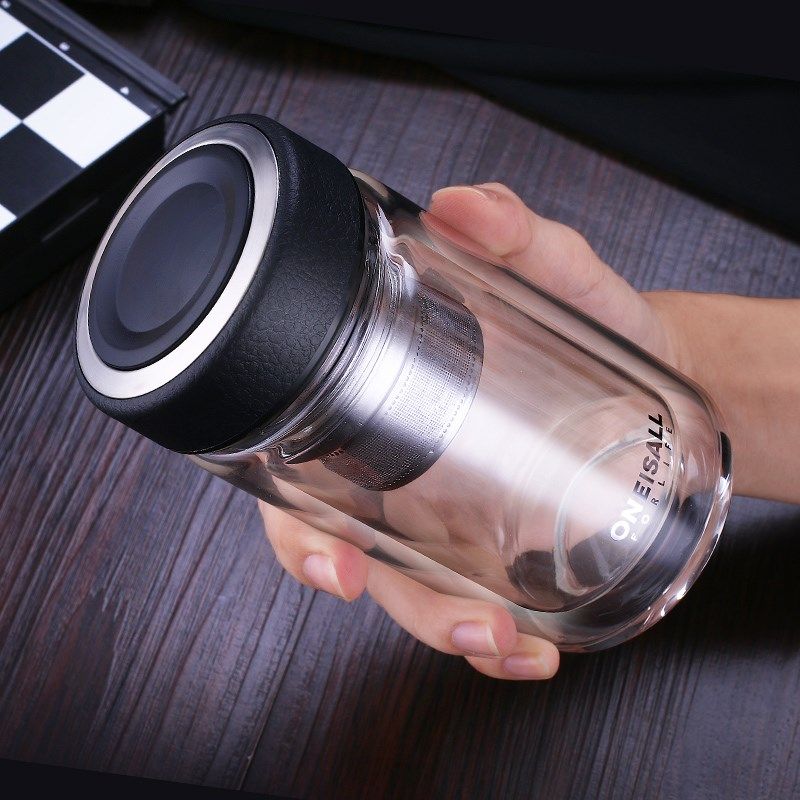 双层玻璃杯男士个人专用茶叶水杯防摔办公室隔热保温泡茶杯子高档,汽车用品/电子/清洗/改装,汽车文化产品,淘宝优惠券,粉丝福利购,淘宝优惠卷