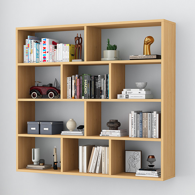 墙上书架壁挂式收纳书柜现代简易墙面装饰收纳柜免打孔挂墙吊柜,住宅家具,搁板/置物架/家用陈列架,淘宝优惠券,粉丝福利购,淘宝优惠卷