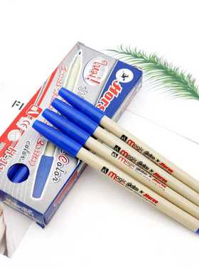 泰国马牌HORSE可擦水性记号笔签名字点位标记单头笔定位笔纤维笔