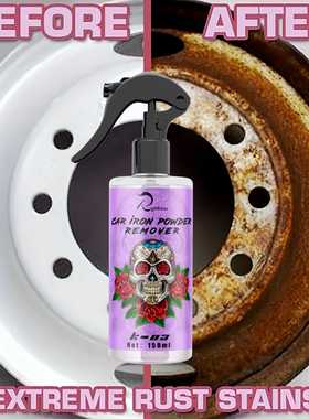 Ryekew铁粉去除剂汽车漆面白车除锈不伤漆去黄点车漆去污清洁清洗