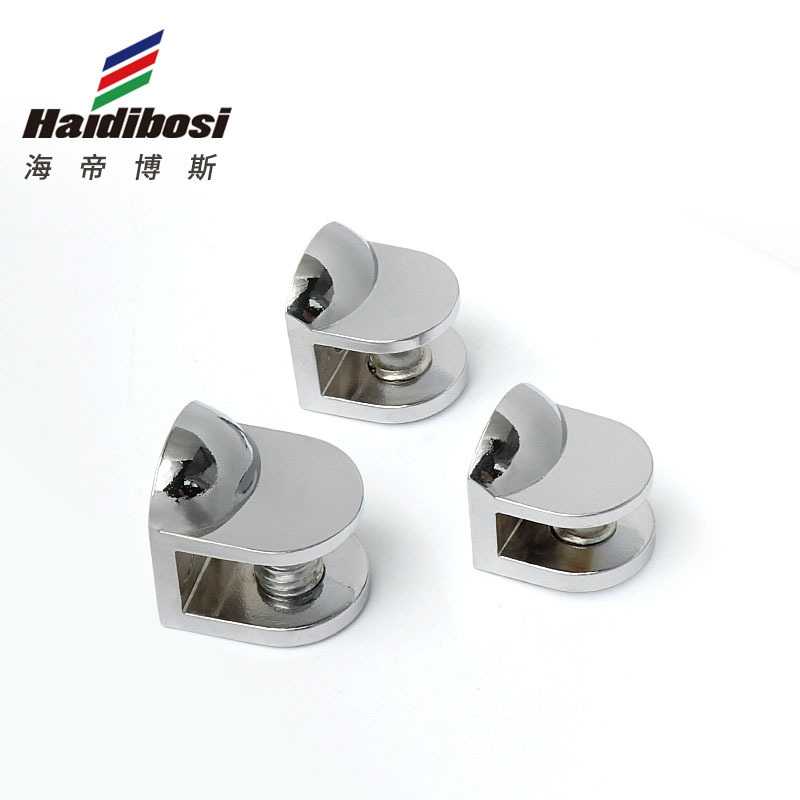 玻璃夹固定夹卡子层托托隔层鱼形夹加厚锌合金卫生间玻璃托防锈夹