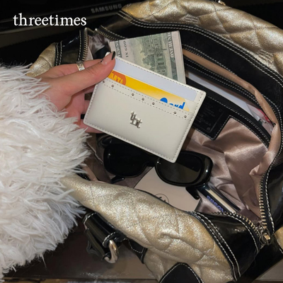 threetimes2026爆款卡包女日常百搭精致小众复古韩版时尚钱包休闲