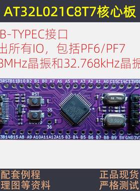 AT32L021C8T7开发板雅特力小系统STM32核心板STM32L051C8T6新品