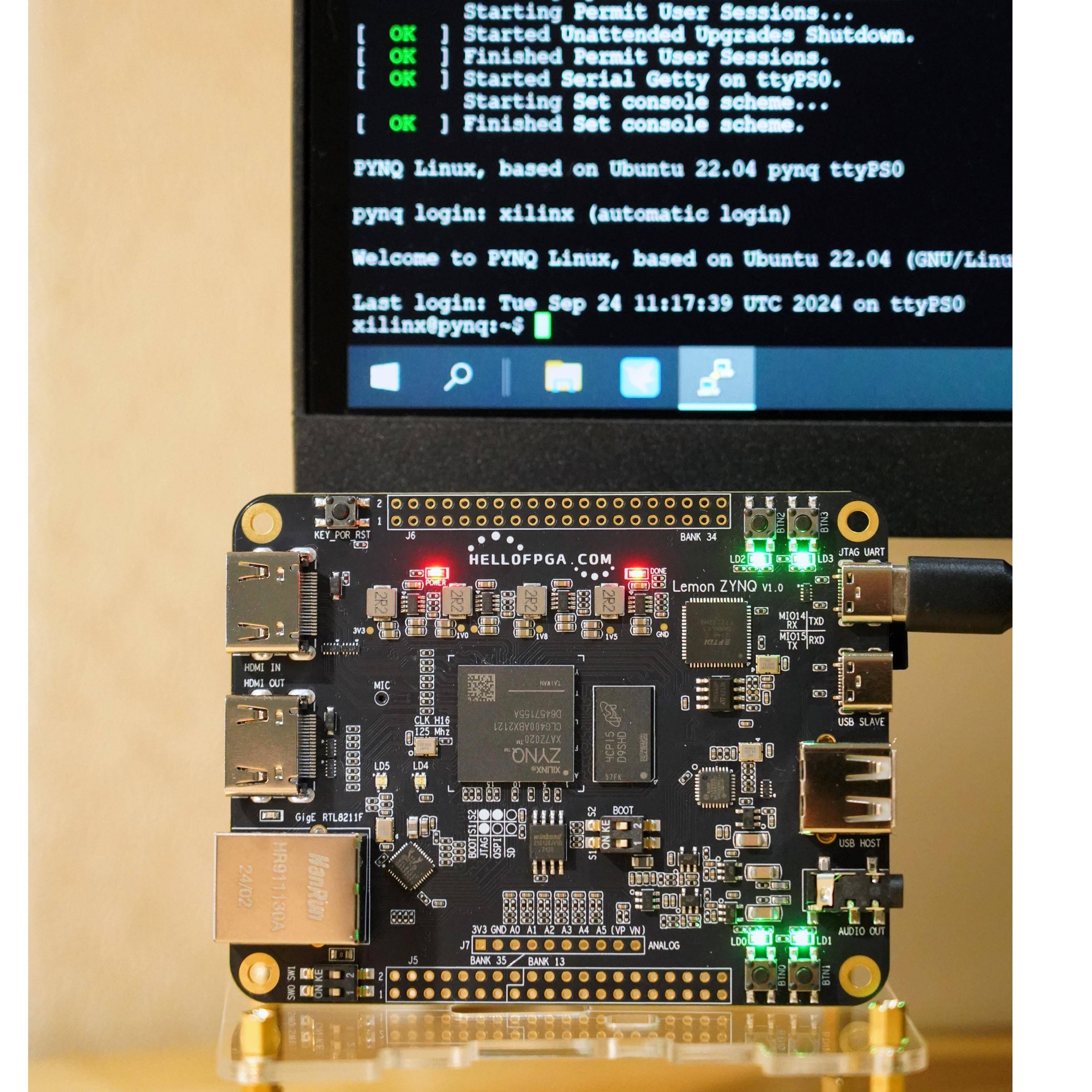 （可运行PYNQ镜像 ) ZYNQ 7020 FPGA 小系统 开发板 Lemon ZYNQ