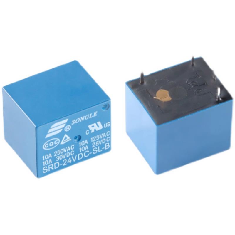继电器 SRD-03V 05V 06 09V 12V 24VDC-SL-A -SL-C 10A 4/5脚 DIP