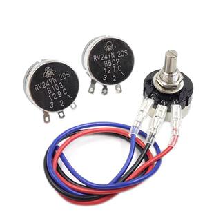 RV24YN20S单圈电位器B102B103B204B104B502B105B203B1M免焊接带线