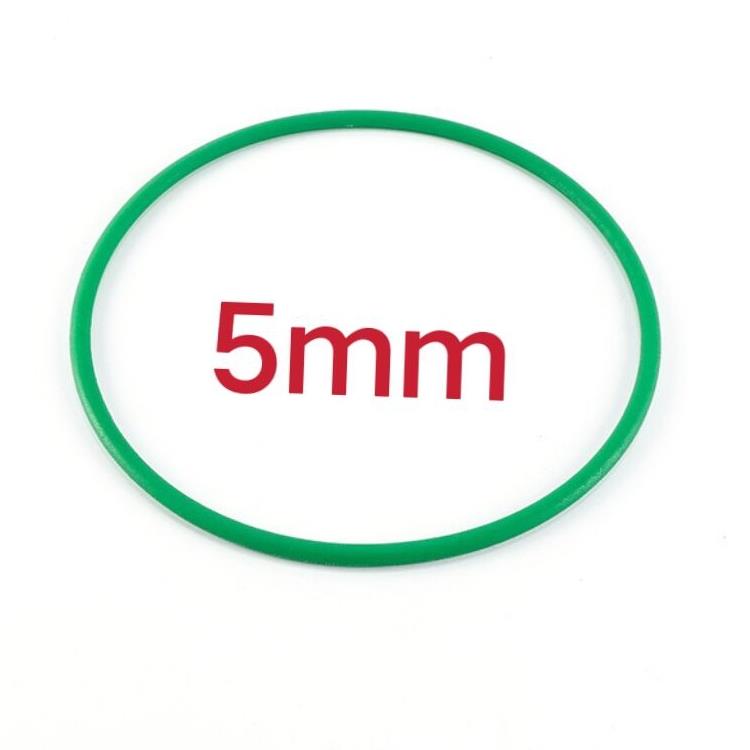 5mm 聚氨酯pu无缝圆带耐磨钢化炉传送皮带磨刀机电机工业传动带