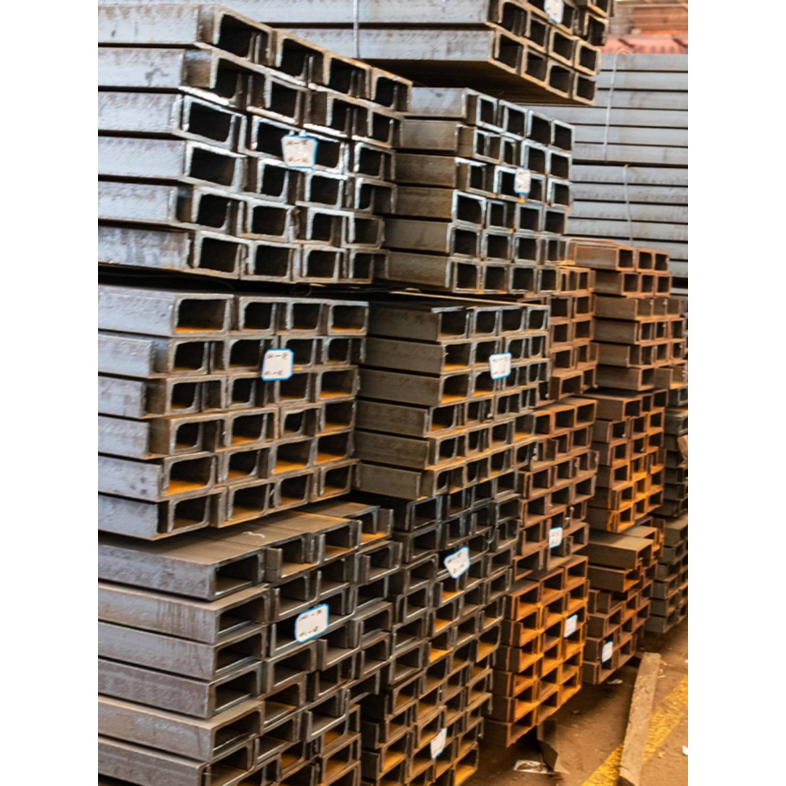 槽钢Q235B10#U型钢槽镀锌槽钢国标8号12#零切14号热浸镀槽钢角钢