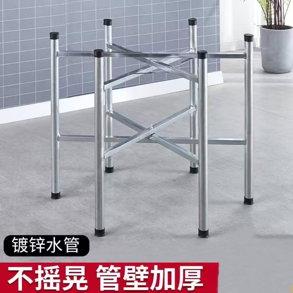 圆桌折叠桌子腿支架台脚大板支架台架定制饭桌架子折叠餐桌支架
