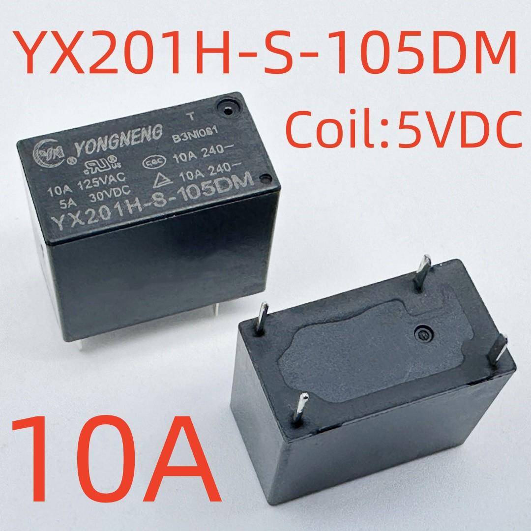全新 4脚 10A 继电器 YX201H-S-105DM/124DM/112DMF 32F-1A