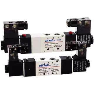 亚德客电磁阀4V230C-08B/DC24V/4V330C-10B/4V430C-15B/4V130C-06