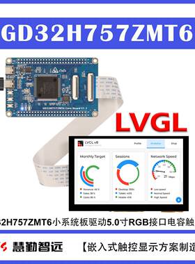 兆易创新GD32H757开 发板核心板小系统板144PIN封装600MHZ主频开