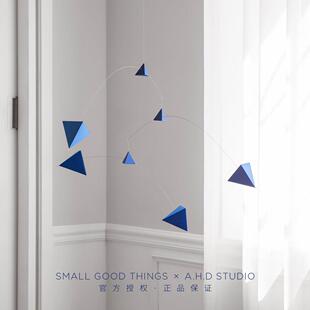 现货AHD｜韩国Polygon Mobile三角体平衡挂饰动态雕塑DIY创意礼物