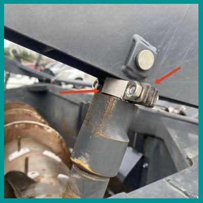 久保田EX118收割机配件118MQ CX108拨禾轮油缸加高支架不锈钢材质