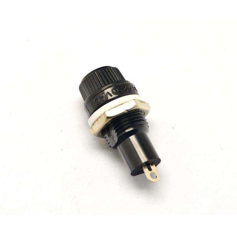 黑色 FUSE 保险座5*20 胶木 保险管座/保险丝座 10A/250V AC