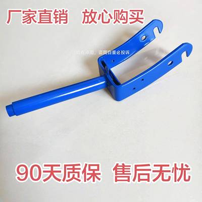 常州手扶拖拉机尾轮叉旋耕机配件尾轮叉皮轮钢叉轮叉尾轮架子