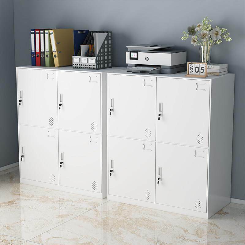 需定制矮柜办公室员工更衣柜学生教室收纳柜单门鞋柜铁皮收纳柜子