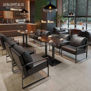 需定制工业风酒馆咖啡厅酒吧沙发桌椅烧烤店火锅西餐厅餐吧清吧卡