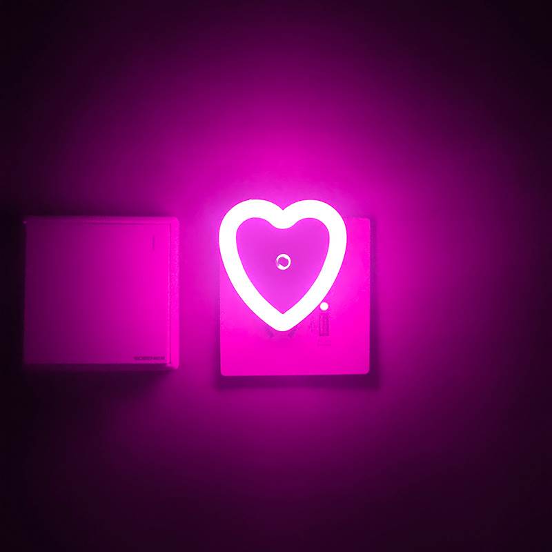 朦胧感夜间床头睡眠小夜灯夫妻行房气氛灯智能光控卧室情调氛围灯