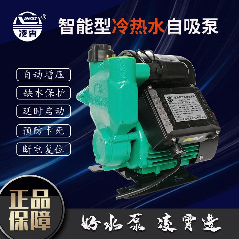 广东凌霄牌LM系列智能型全自动冷热水家用自来水管道增压泵
