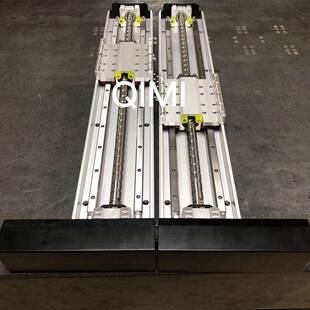 厂家直销TBI研磨级丝杆模组滑台双丝杆双滑动座精密滑台模组