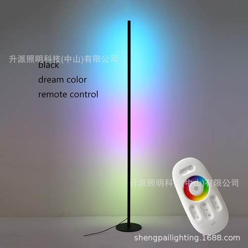 LED墙角灯直播拍照氛围RGB幻彩跑马落地灯卧室客厅遥控APP角落灯