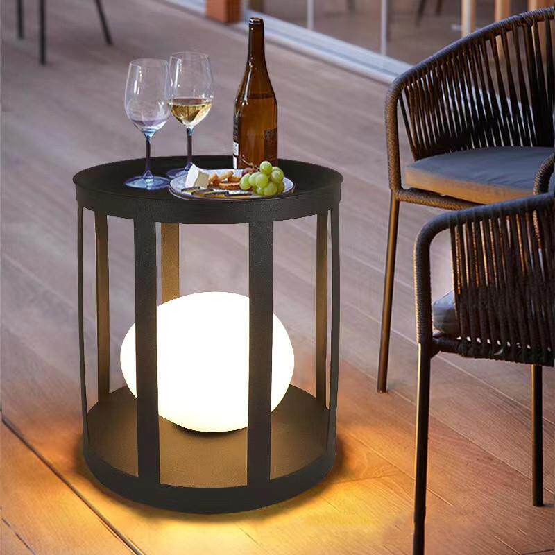 太阳能灯庭院落地灯户外防水花架灯简约花园灯室外现代别墅景观灯