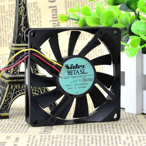 原装Nidec 8015 D08R-12TM 03A 12V 0.12A 3线CPU超静音散热风扇