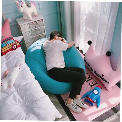Lazy Sofa Bean Bag Bedroom Balcony Small Sofa Chair0