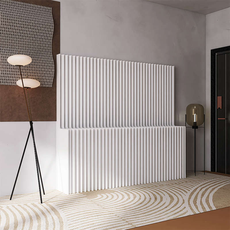 玄关栅栏分隔断墙板防水入户客厅折叠玄关餐厅创意屏风纸柜隔断