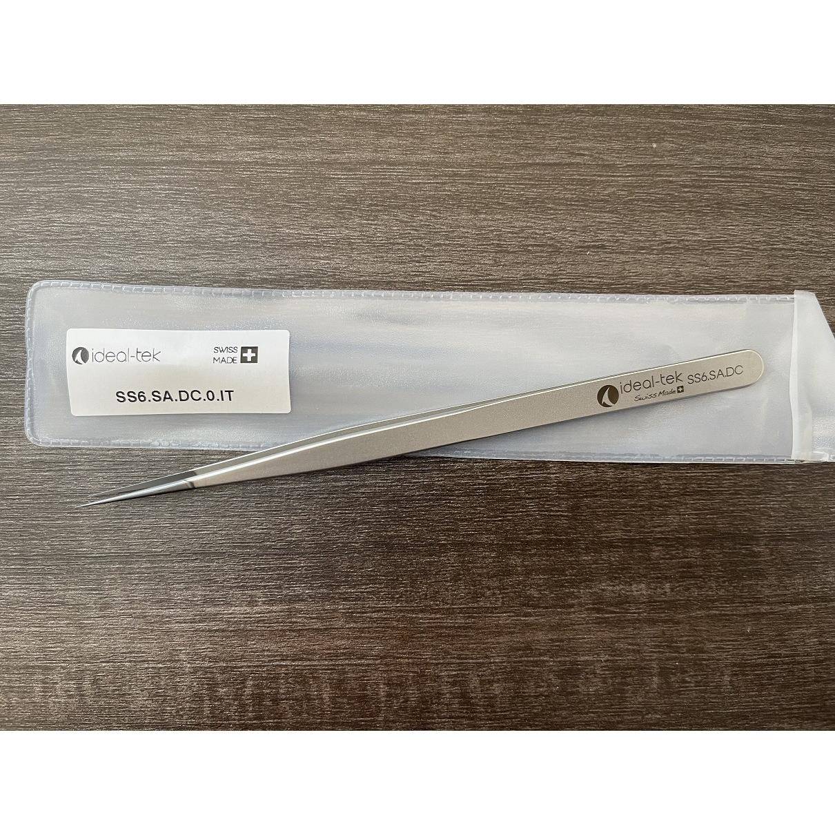 ideal-tek镊子SS6.SA.DC微电子组装尖头镊子DC金刚石涂层