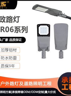 直销LED路灯ENEC、CB30W-240W户外防雨防雷路灯压铸铝路灯头
