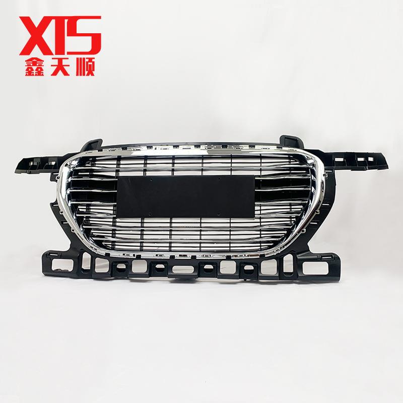 适配东风标志308中网总成中网亮条防石击格栅电镀标志1607765980