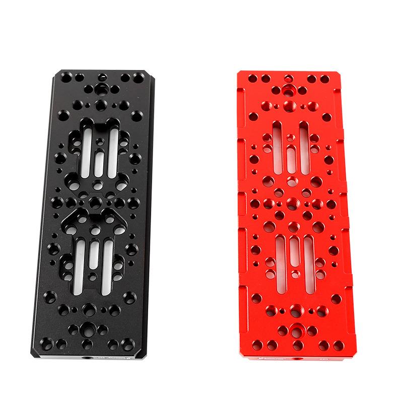 星缘220/335/440/445mm宽轨导星轨赤道仪鸠尾板望远镜配件黑/红色