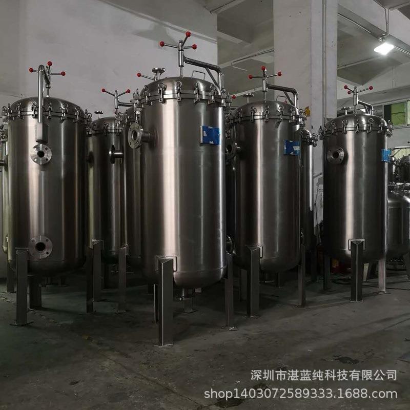 源头厂家直销不锈钢袋式过滤器|法兰吊环快装袋式过滤器加工