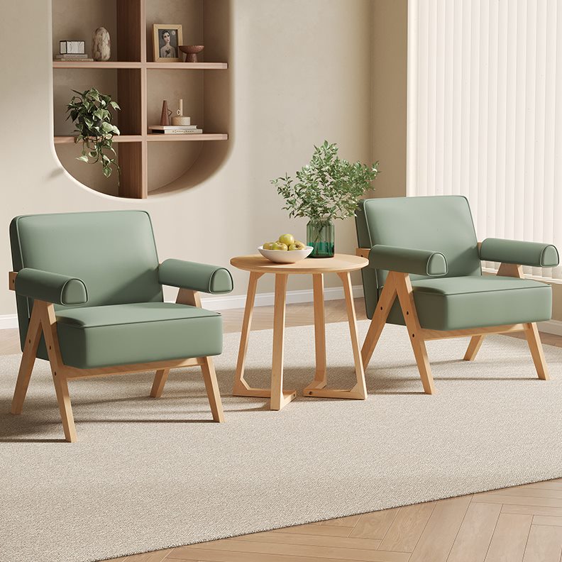 现代客厅布艺靠背民宿椅单人客栈休闲双人位沙发北欧简约家具家用