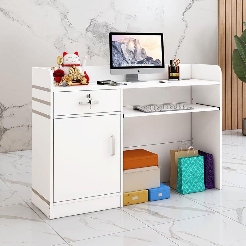 新疆西藏包邮吧台桌收银台柜台店铺前台接待台小型简约现代美容院