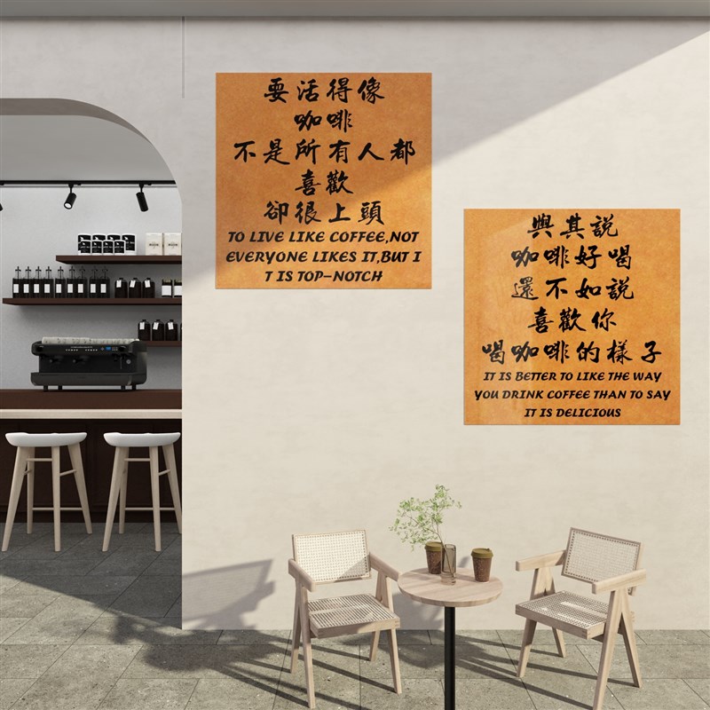 清吧装饰品场背景布置小酒馆氛围感复古墙面挂画网红打卡拍照区