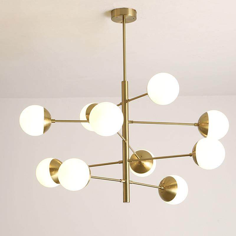 北欧现代简约风格简欧魔豆吊灯创意个性餐厅卧室家用大气客厅灯具