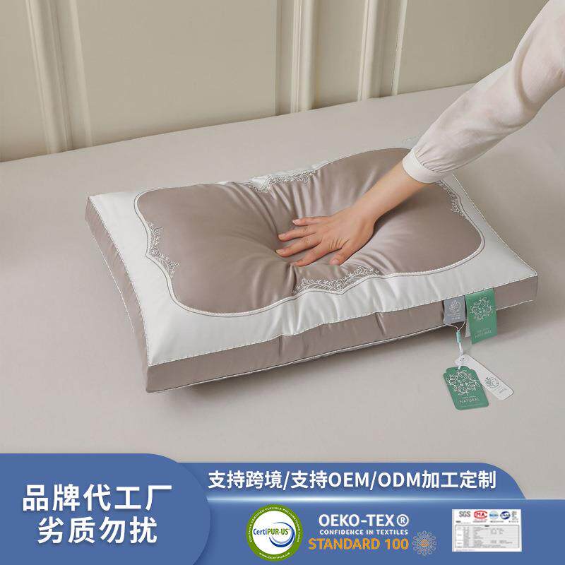 古堡幻梦~直销欧式天丝棉柔滑轻盈羽丝棉枕芯枕头零束缚睡眠