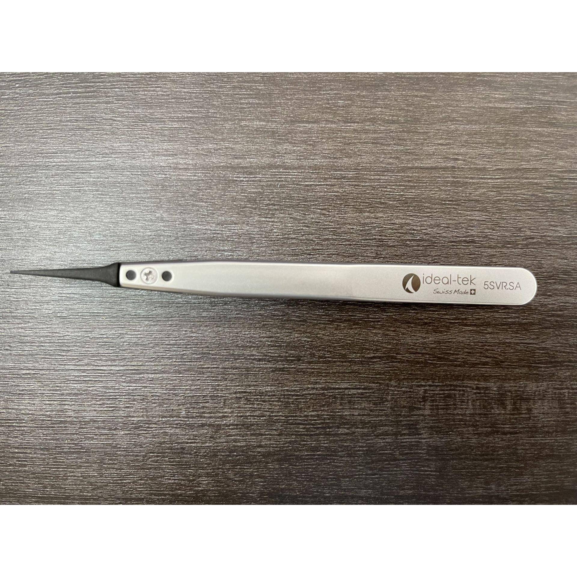 ideal-tek镊子5SVR.SA防静电尖头镊子微电子组装镊子