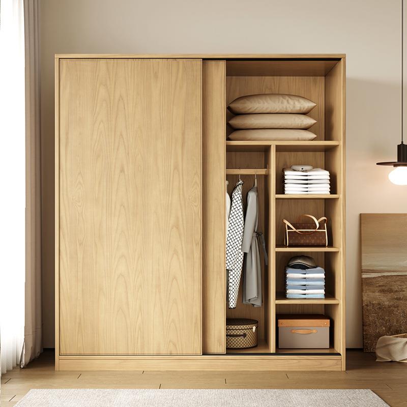 衣柜家用卧室现代简约小户型推拉门收纳衣橱出租房储物柜儿童新品