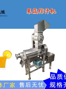 大型工业破碎榨汁机 商用蔬菜面条原汁机 1.5t哈密瓜榨汁机