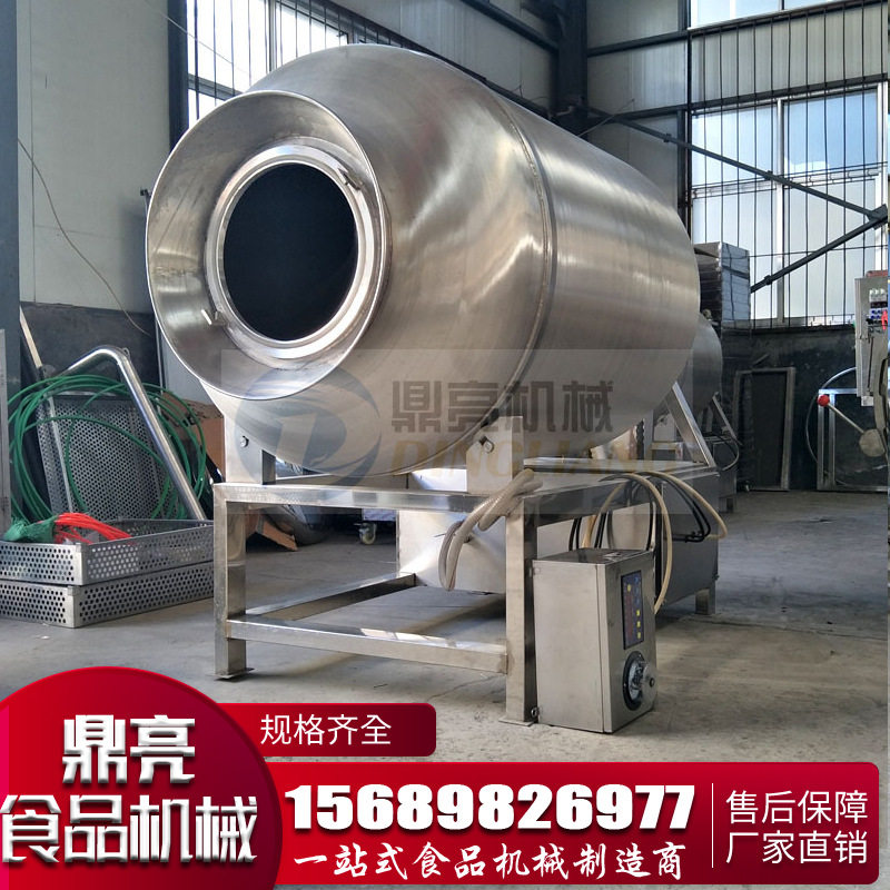 真空滚揉入味机 肉制品腌制机 全自动变频滚揉机 诸城鼎亮机械图片