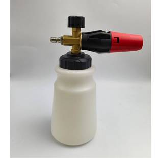 高压清洗机高压水枪1 小子台州PA壶泡沫壶扇形可调 4快插公头新款