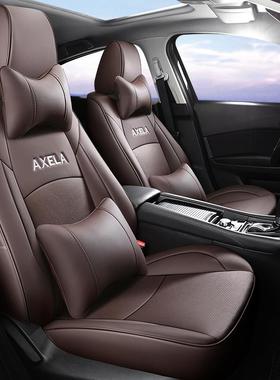 专车专用汽车坐垫适用于马自达昂克赛拉耐磨皮拼中间真皮四季通用