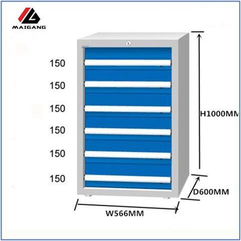 麦冈MG-Z10062A五金加厚零件柜铁皮抽屉式重型工具柜现货供应