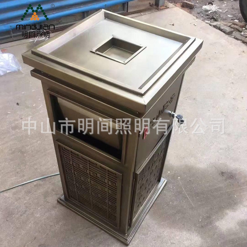 户外铝制亚克力LED庭院灯 室外别墅花园庭院走道景观铝制柱头灯