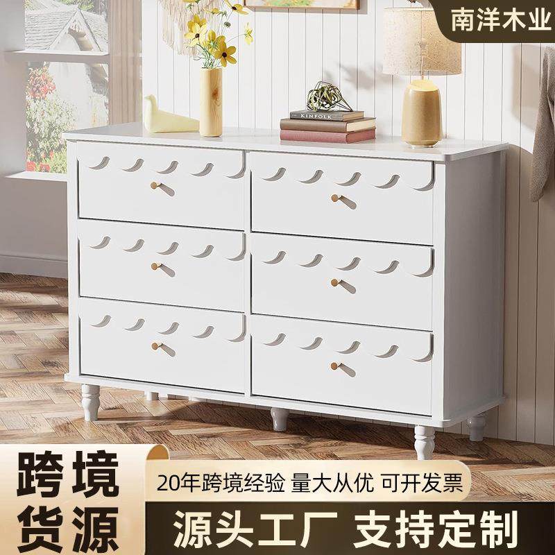 木质六斗柜意式极简卧室斗柜储物柜床尾柜高级奶油风客厅收纳柜,3C数码配件,USB灯,淘宝优惠券,粉丝福利购,淘宝优惠卷