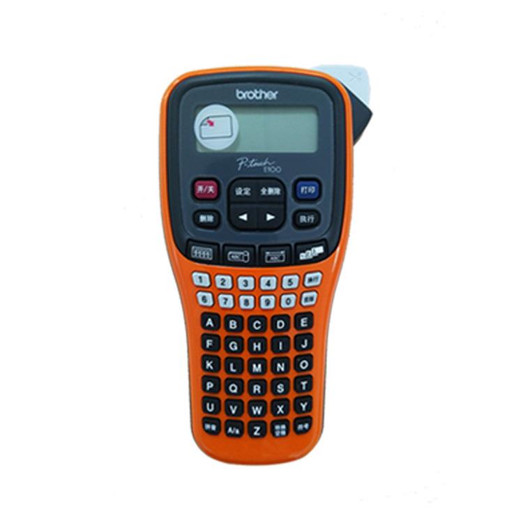 手持式兄弟标签机PT-E100B电力线缆专用不干胶标签打印机PT-E100